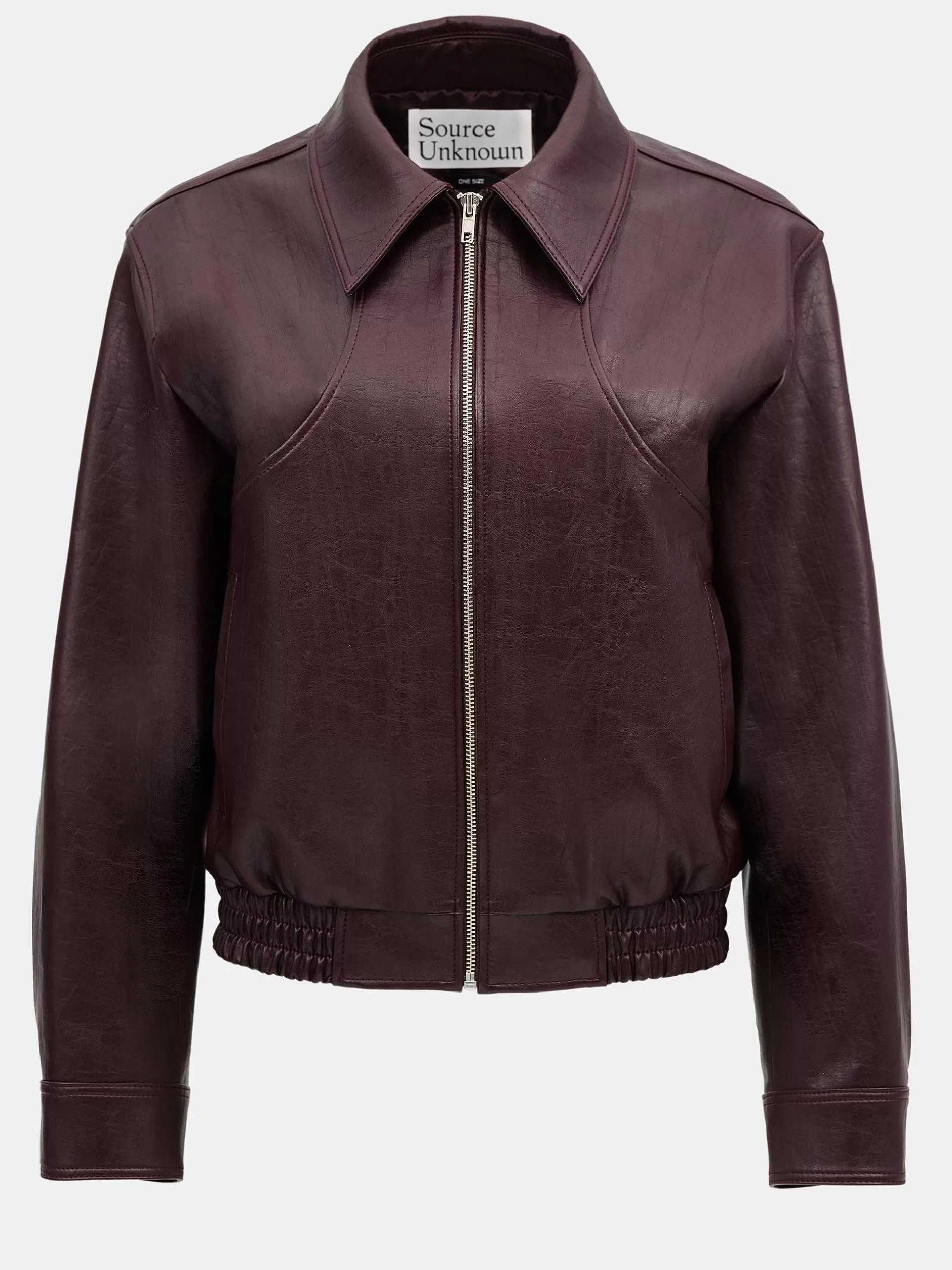 Clearance Ennio Bomberjack Van Imitatieleer, Vrouwen Accessoires