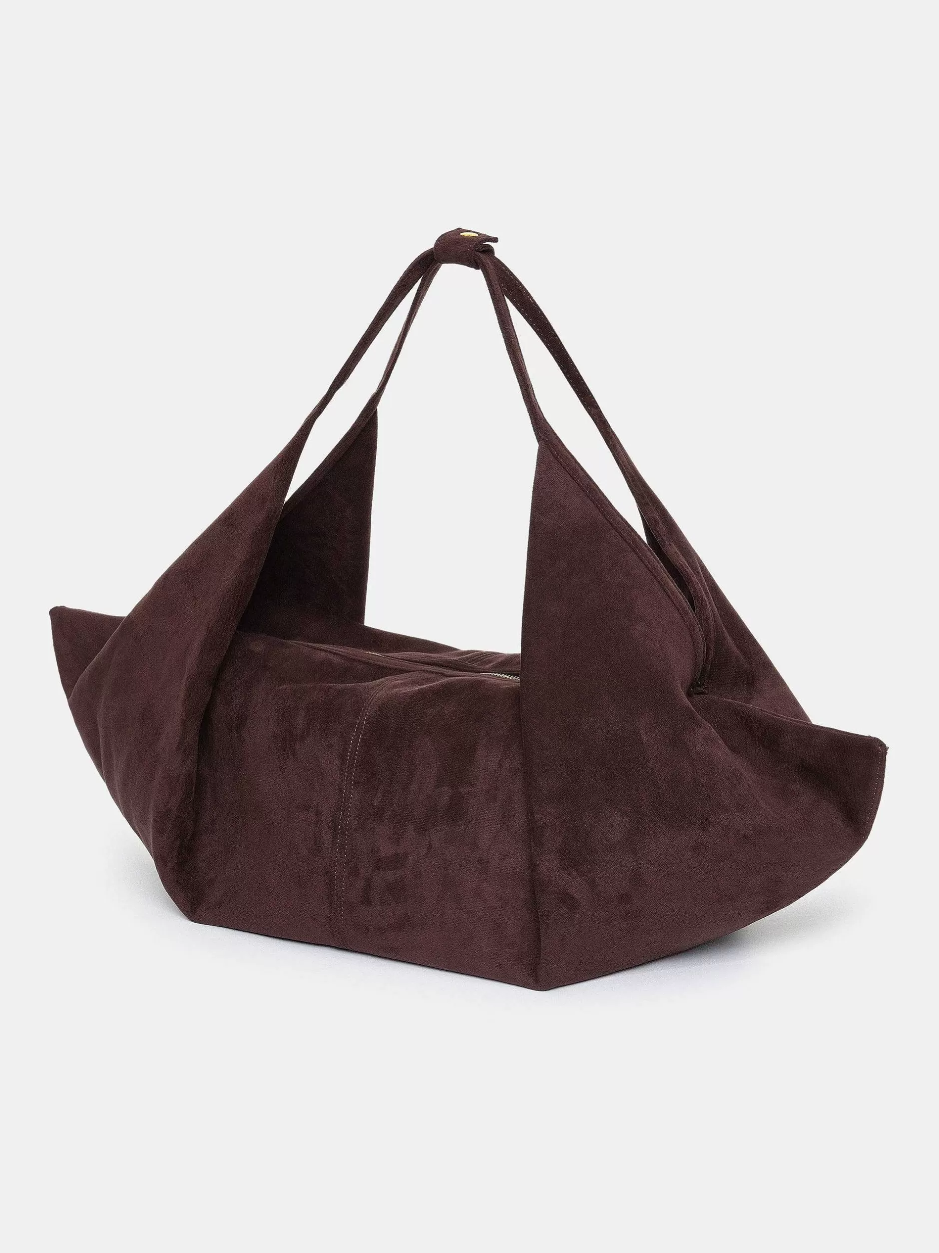 Sale Grote Gelukskoekjestas, Suede Bruin Vrouwen Kleding