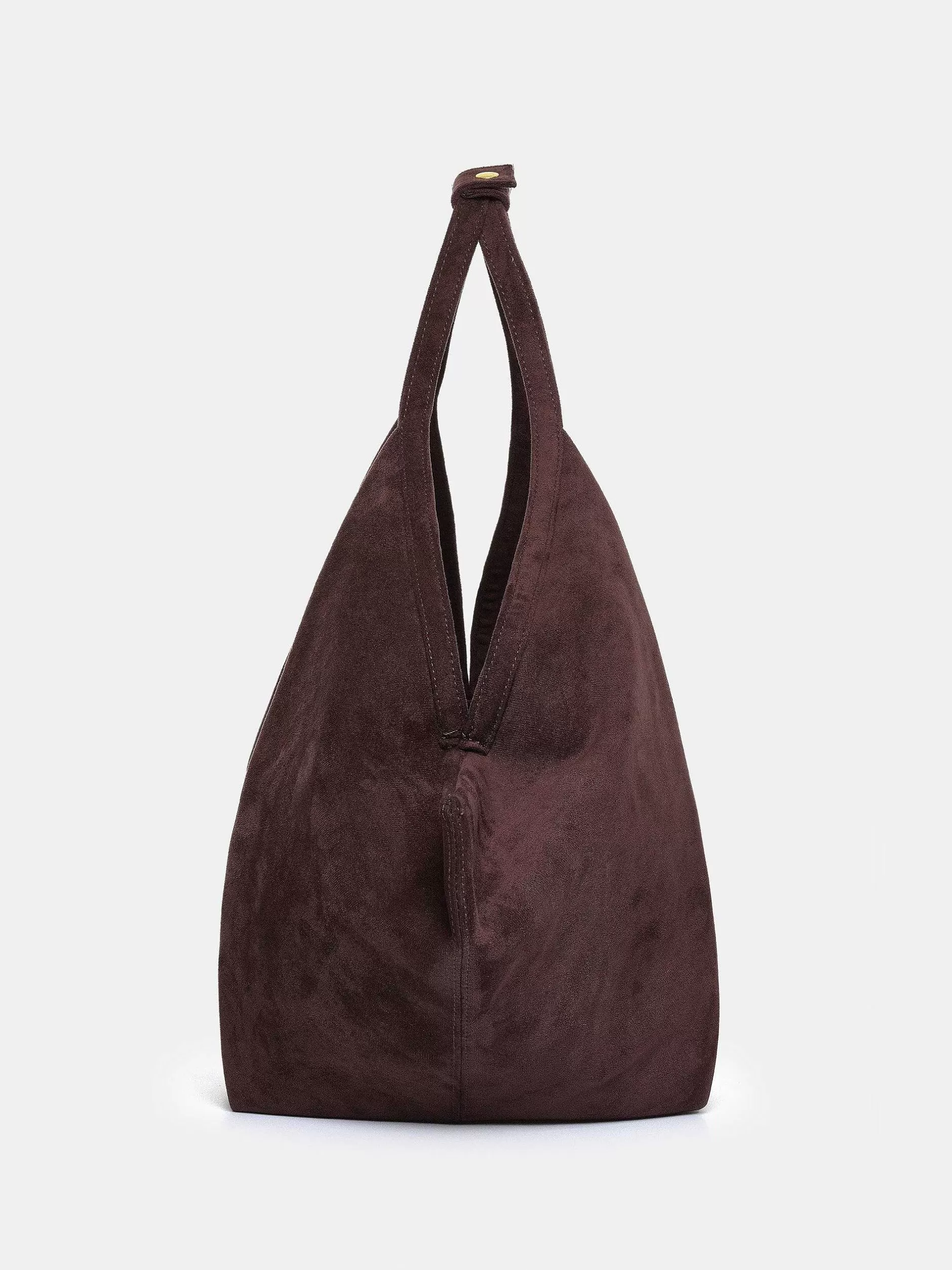 Sale Grote Gelukskoekjestas, Suede Bruin Vrouwen Kleding