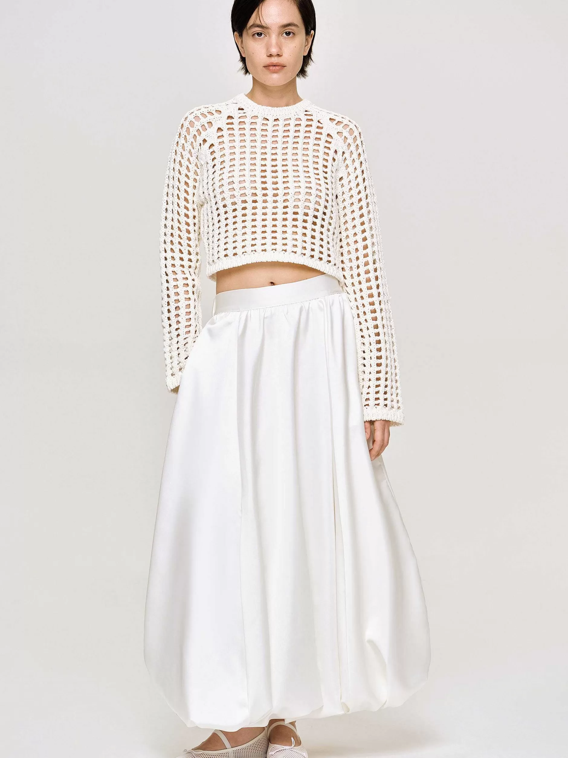 Sale Kaleido Puffballrok, Wit Vrouwen Kleding
