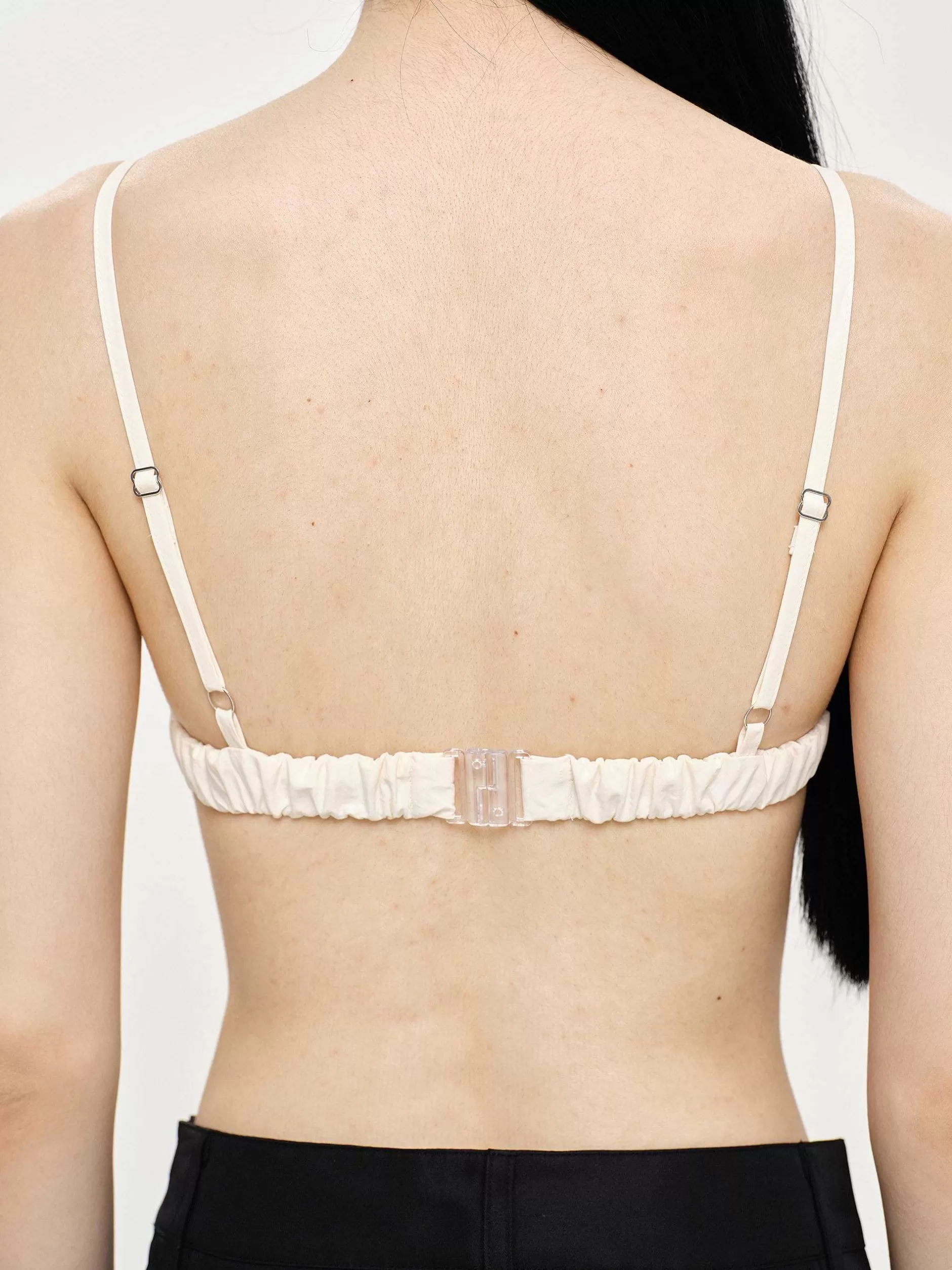 Online Katoenen Bh-Top Met Harthals, Canvas Vrouwen Bovenkanten