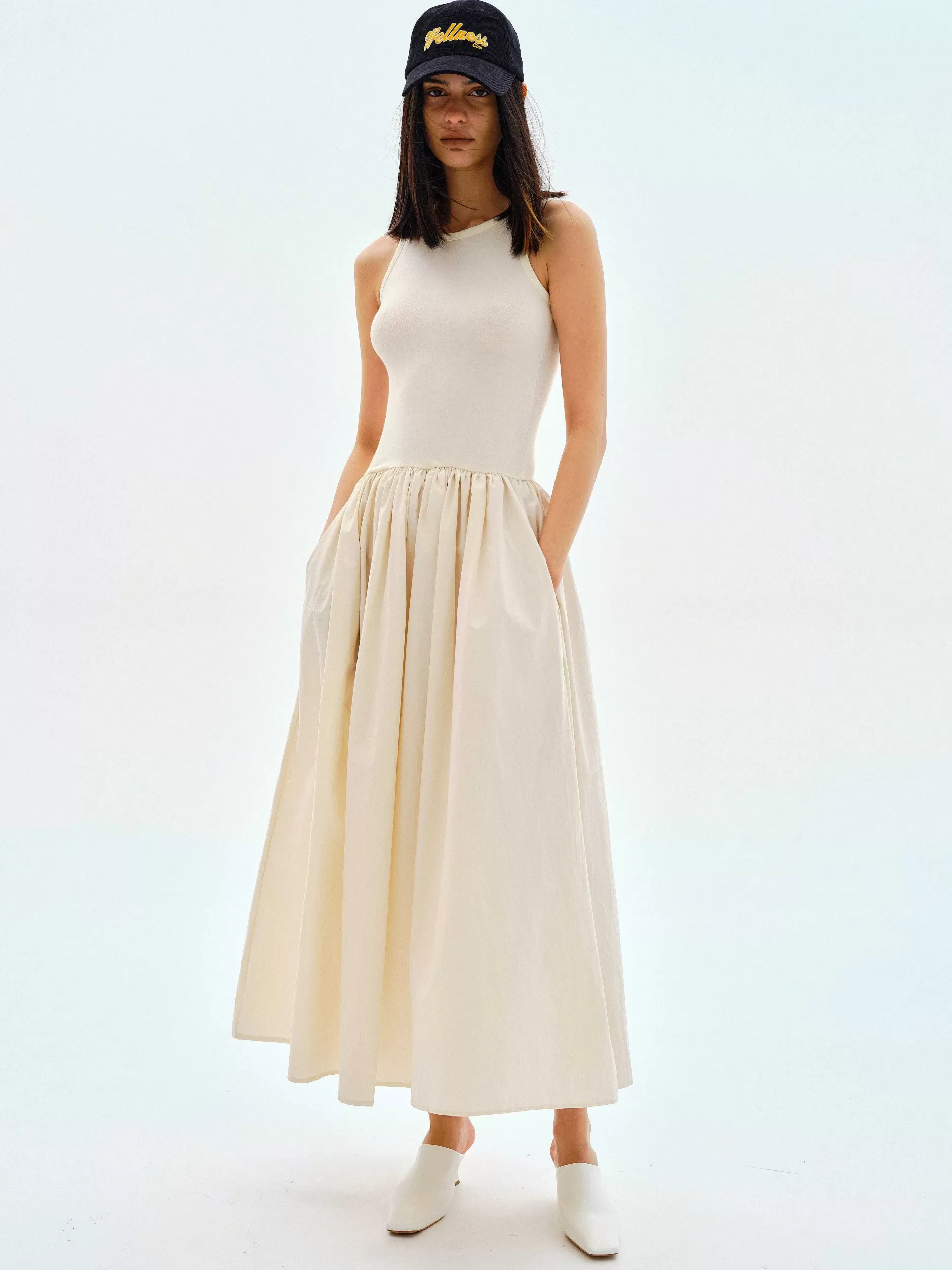 Store Katoenen Tankjurk, Vrouwen Kleding
