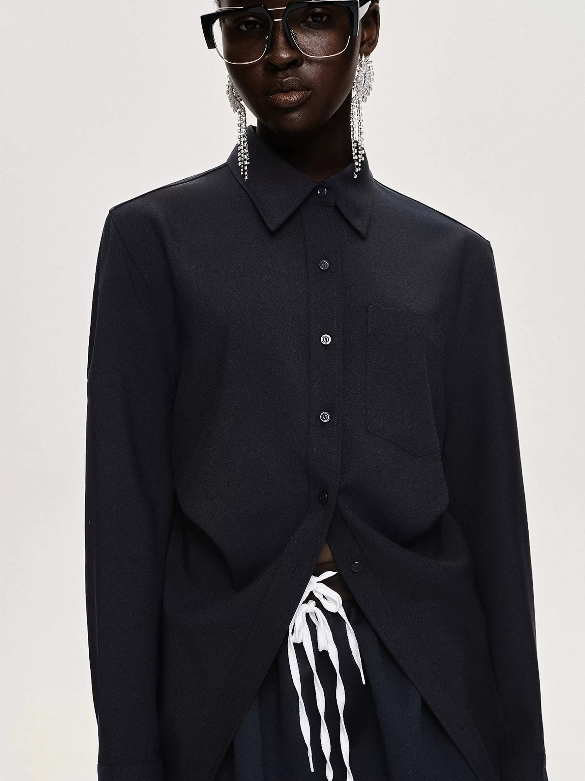 Best Sale Kristallen Oorbellen, Zilver Vrouwen Kleding