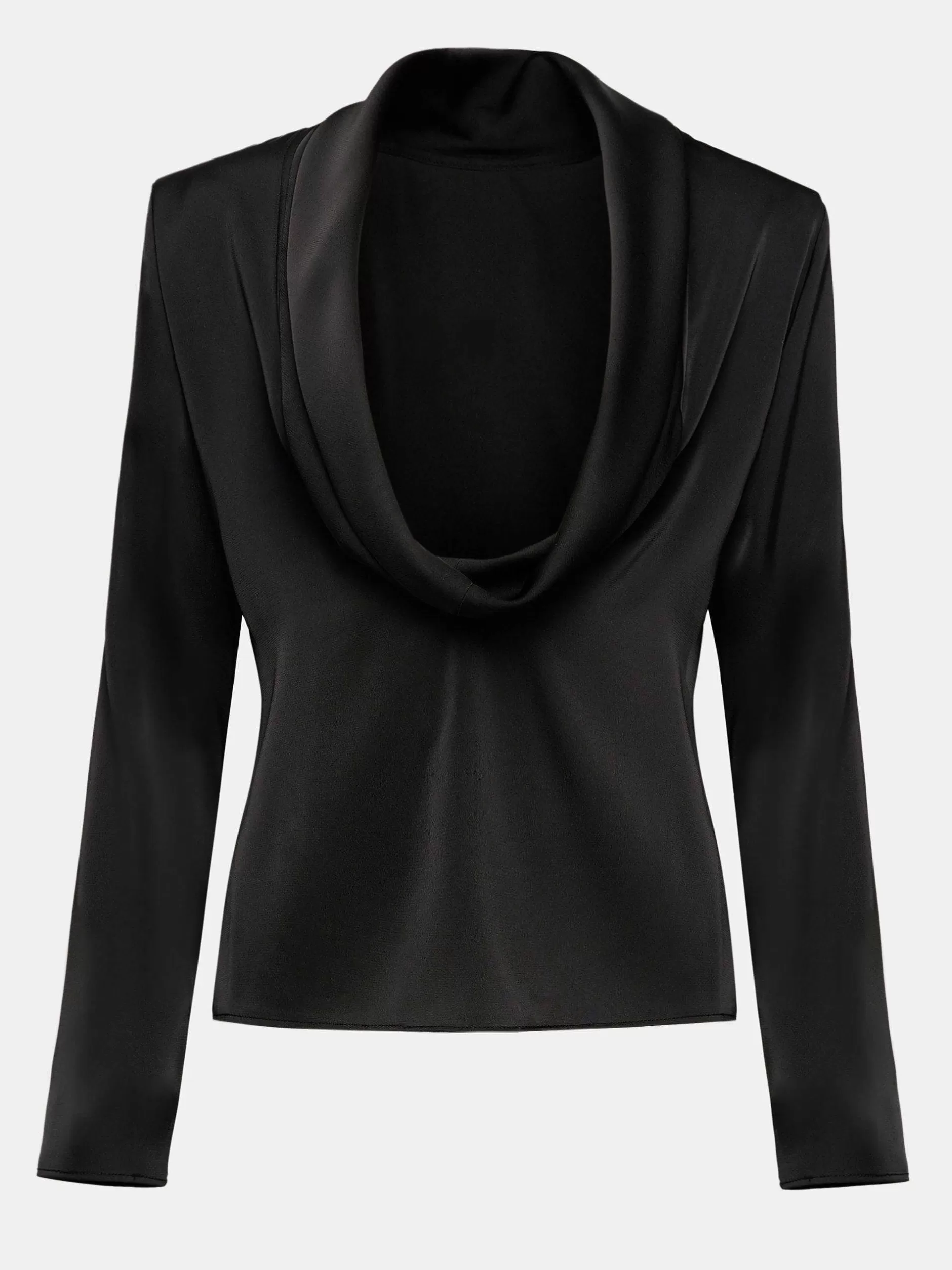 Cheap Leiva Blouse Met Doorlopende Achterkant, Zwart Vrouwen Bovenkanten