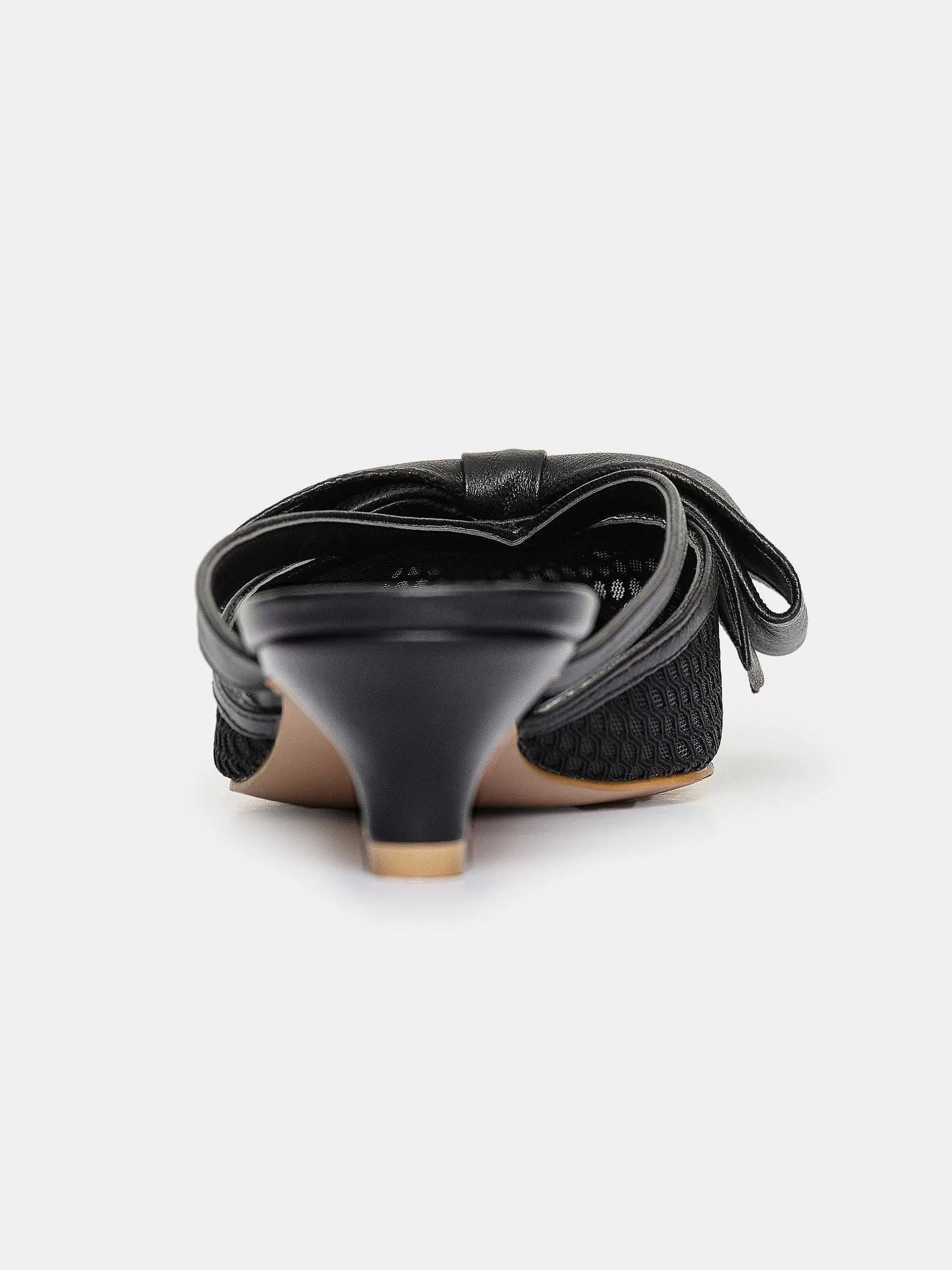 Discount Lisa Mesh Bow-Muiltjes, Zwart Vrouwen Schoenen En Tassen