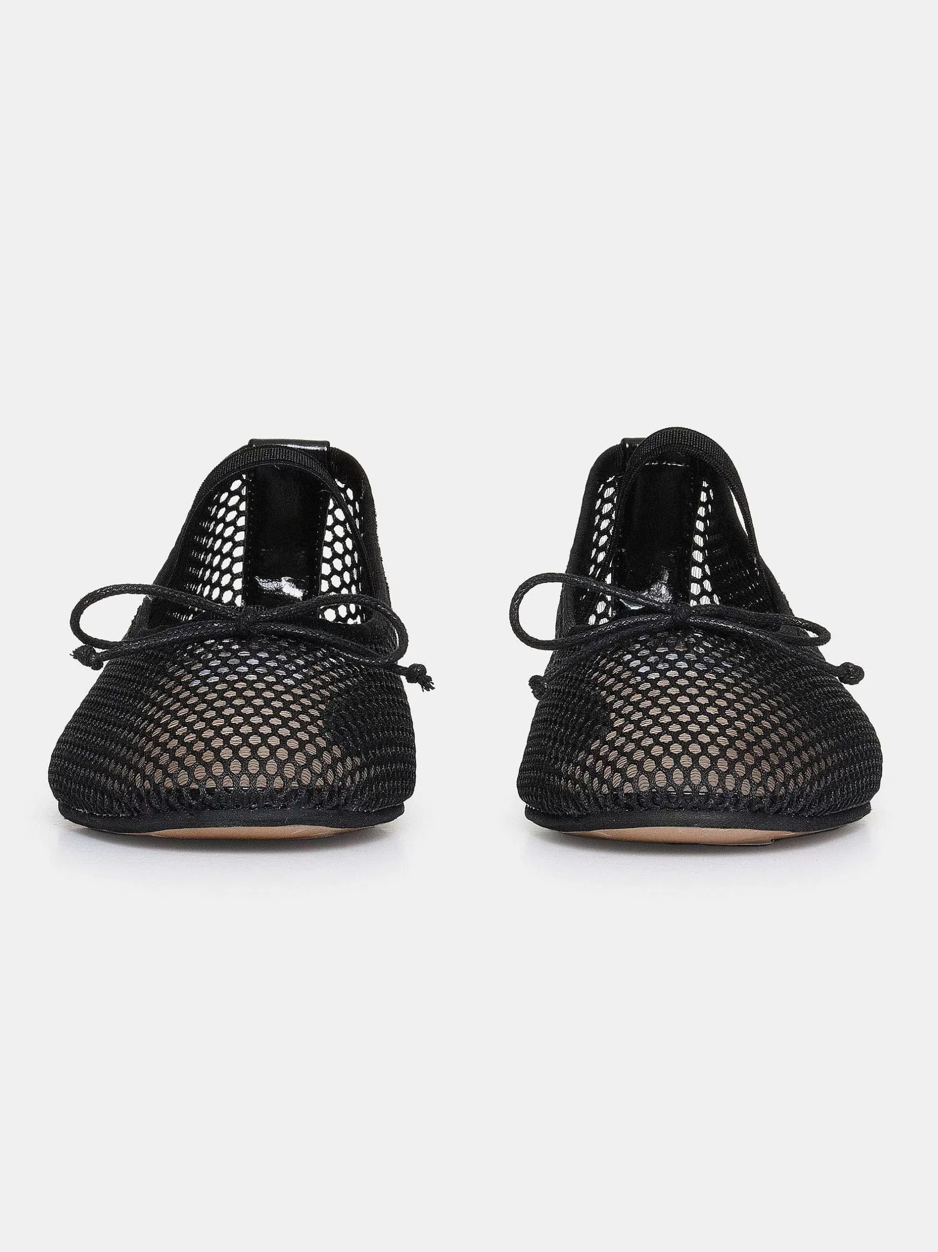 New Mary Jane Mesh Ballerina'S, Zwart Vrouwen Schoenen En Tassen