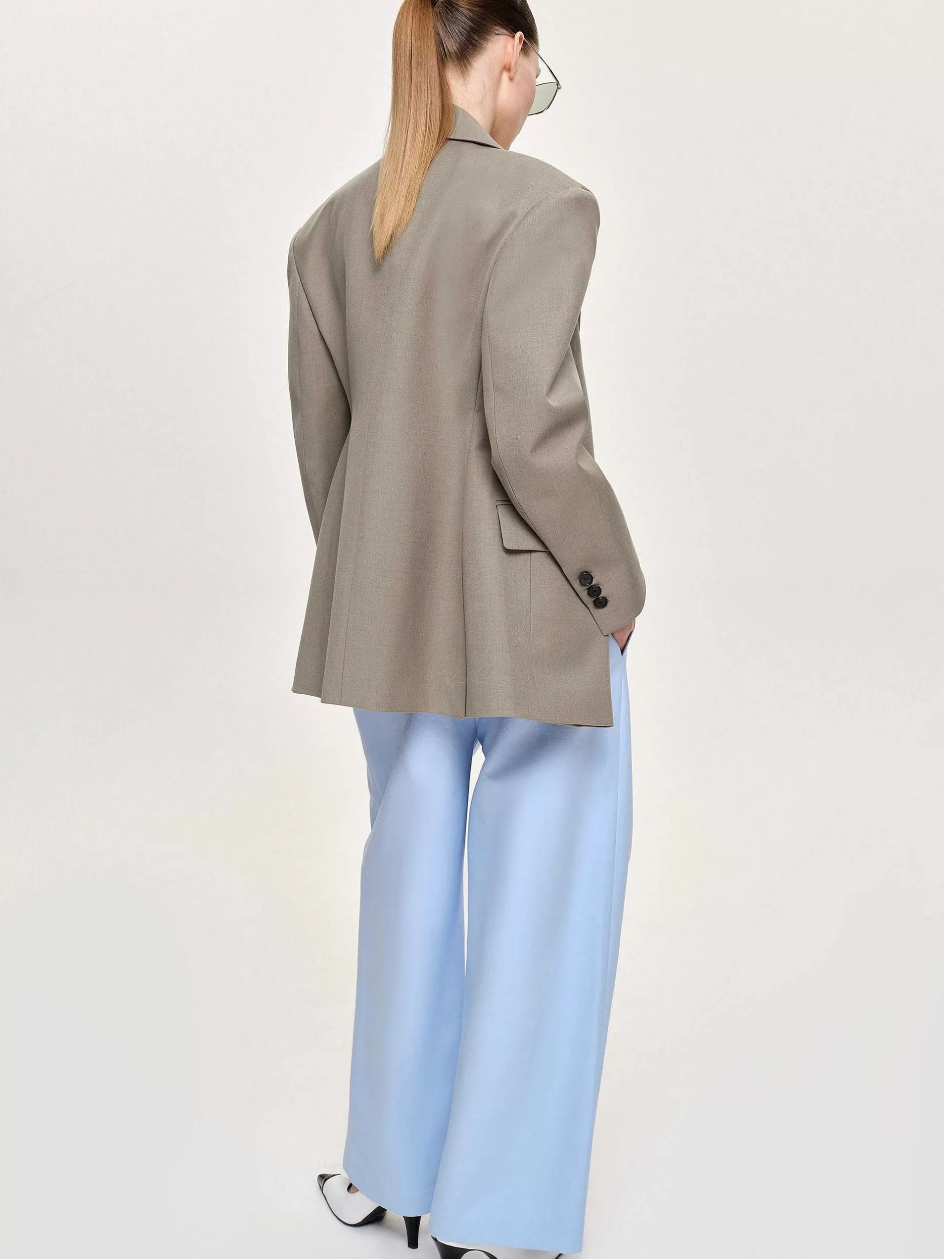 New Messi Blazer Met Dubbele Rij Knopen, Dune Vrouwen Bovenkleding