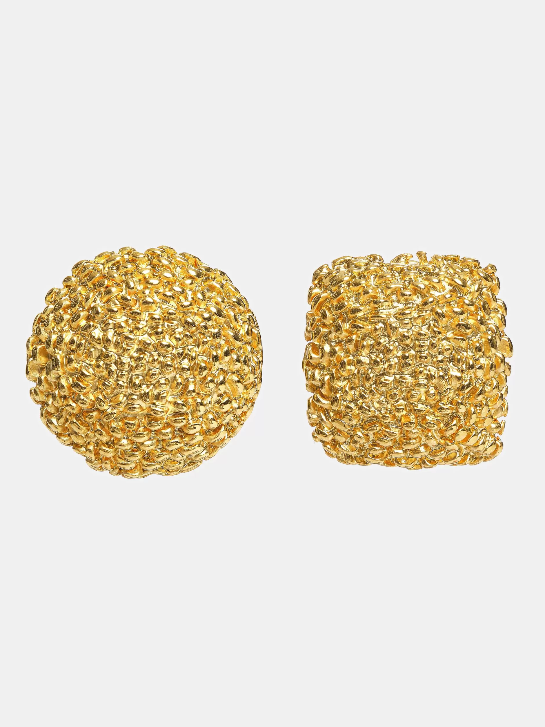 New Niet-Overeenkomende Oorbellen, Goud Vrouwen Kleding
