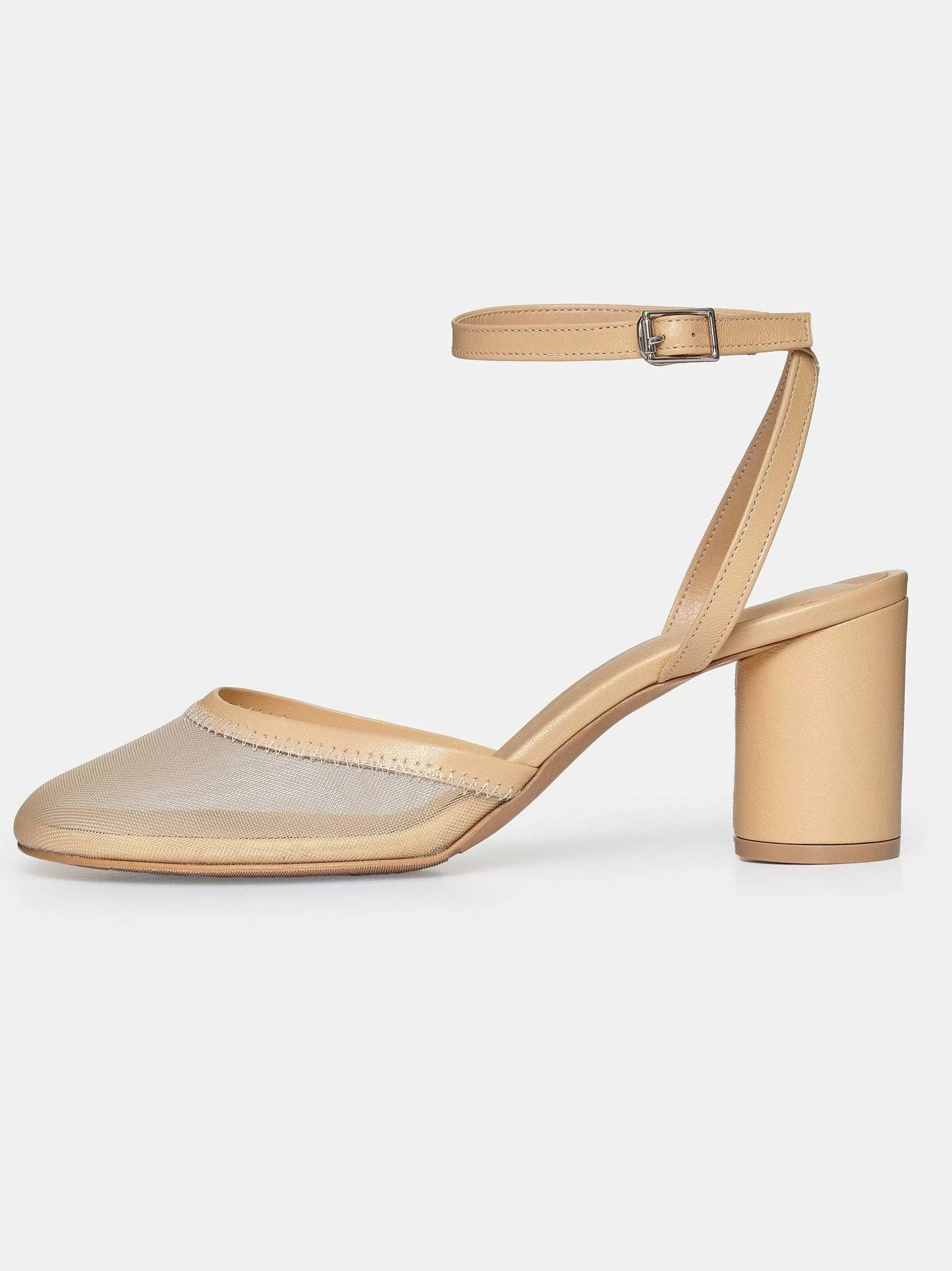 Hot Noa Sandalen Met Mesh Teen, Kameel Vrouwen Schoenen En Tassen