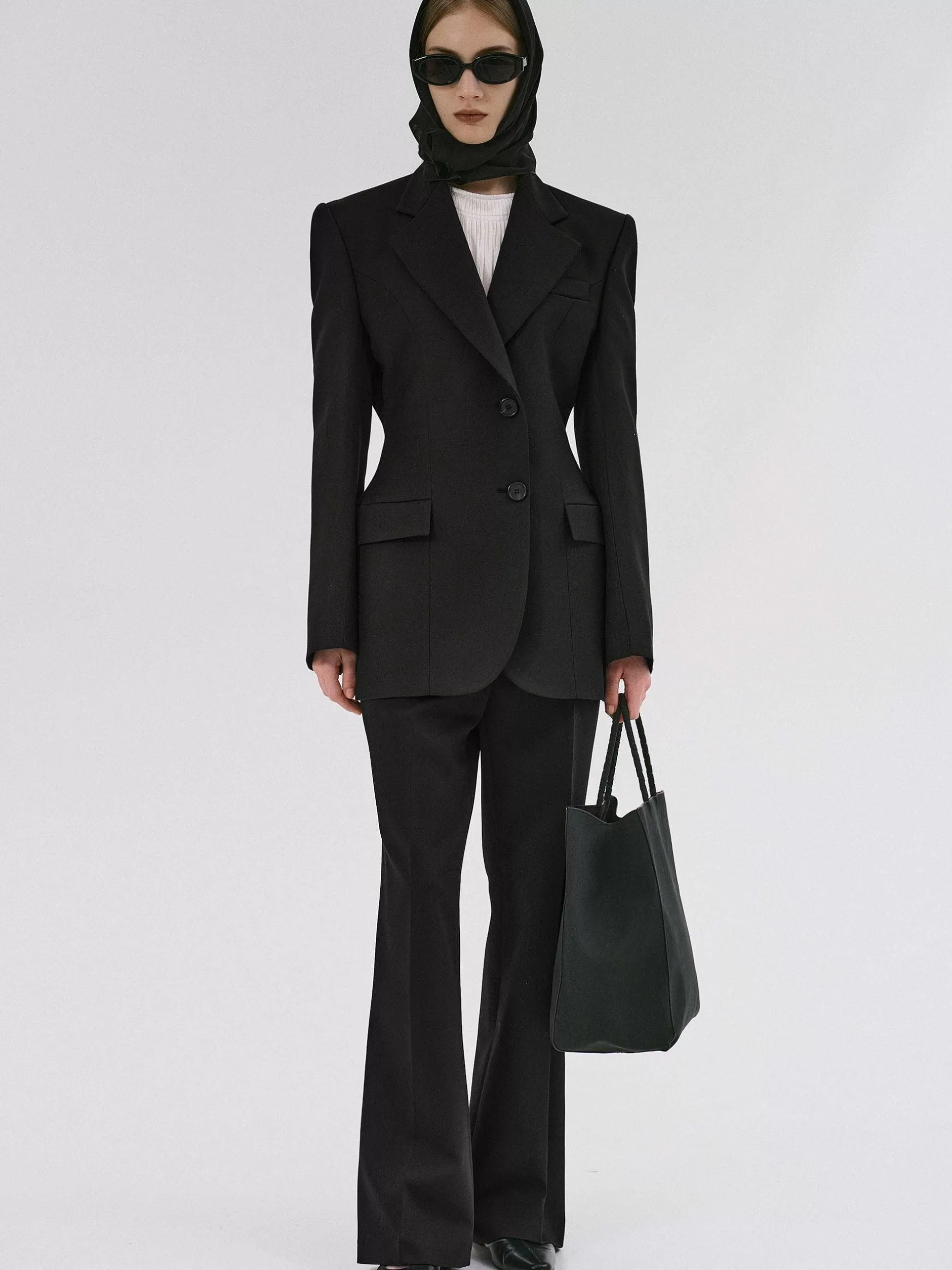 Sale Poldo Zandloperblazer, Zwart Vrouwen Bovenkleding