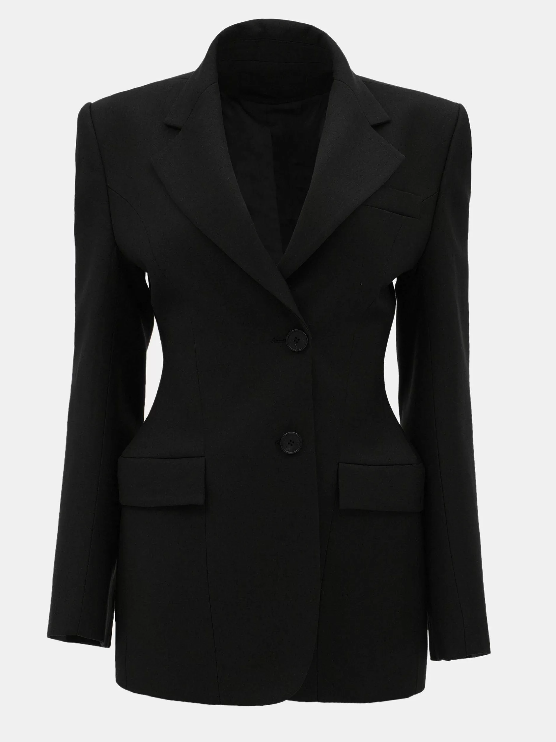 Sale Poldo Zandloperblazer, Zwart Vrouwen Bovenkleding