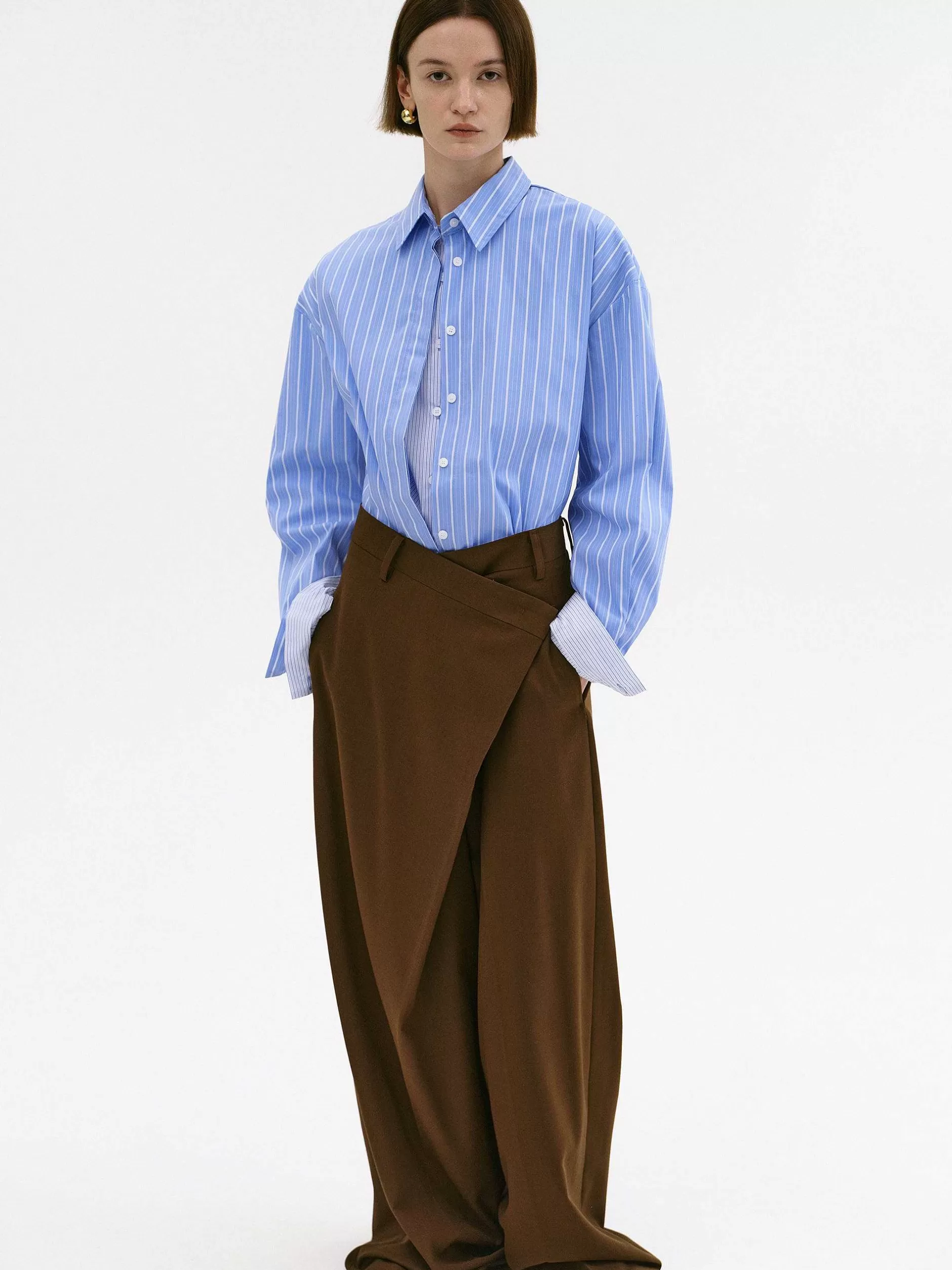 Sale Rennert Criss Cross-Broek, Zadelbruin Vrouwen Bodems