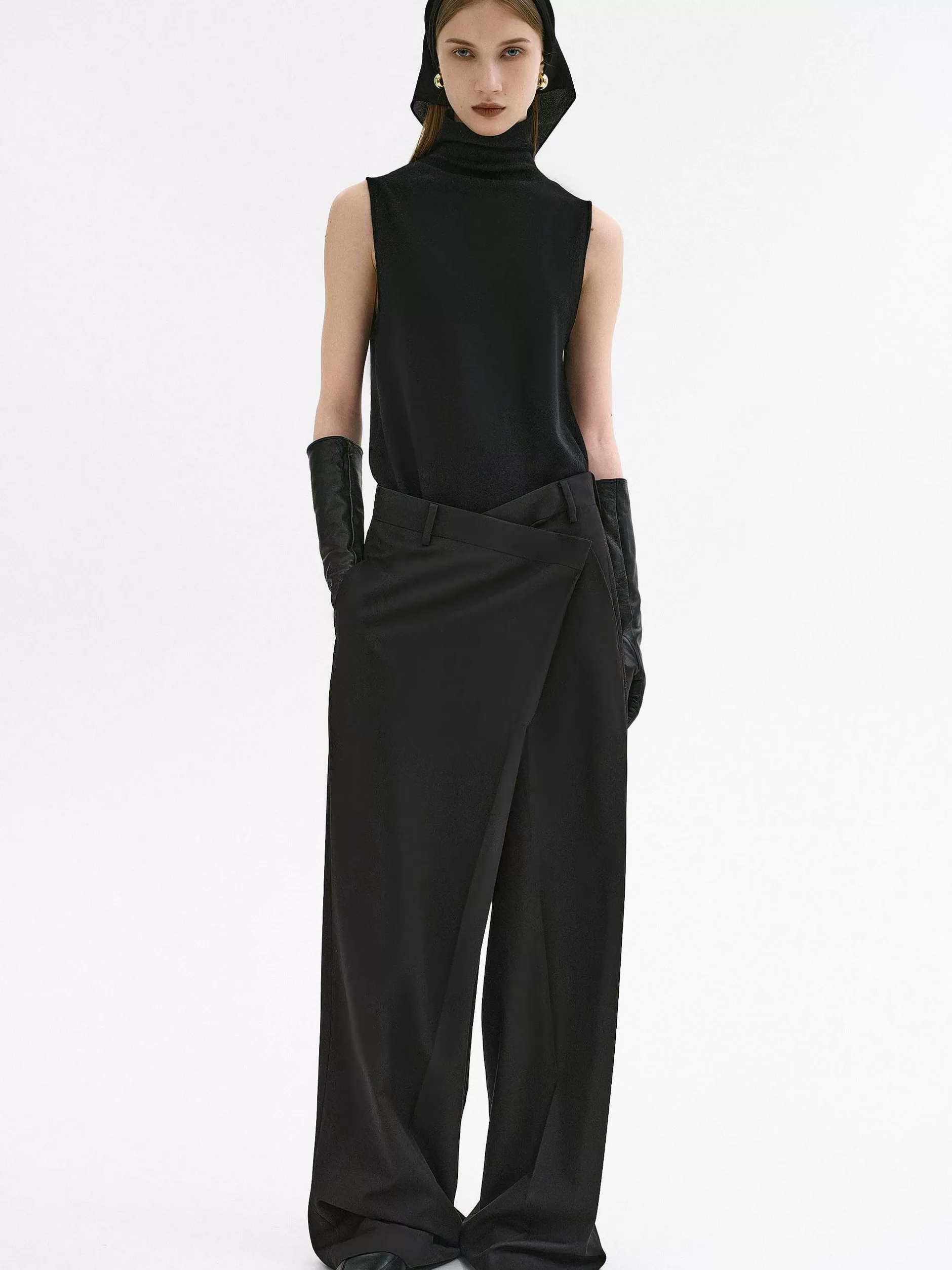 Flash Sale Rennert Criss Cross-Broek, Zwart Vrouwen Bodems