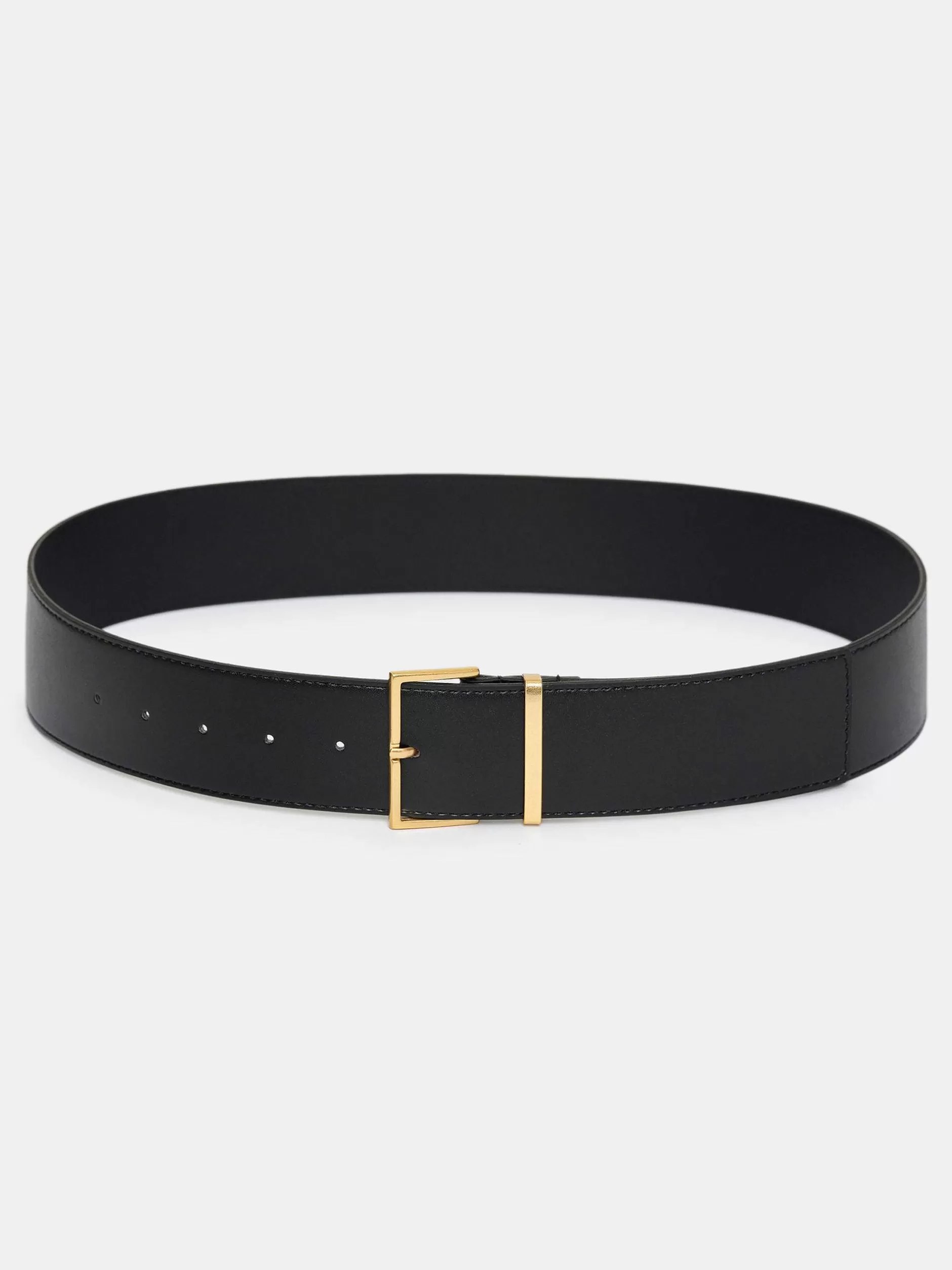 Hot Riem Met Vierkante Gesp, Zwart Vrouwen Kleding