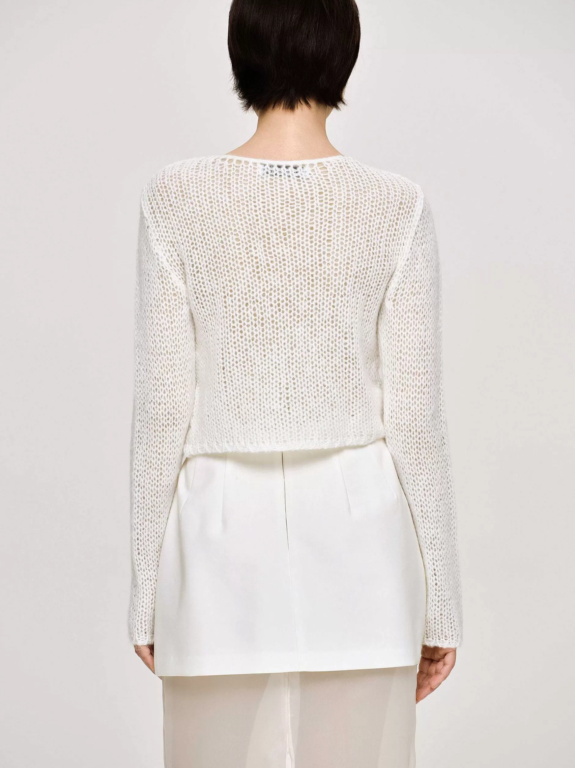 Sale Semi-Transparant Breisel, Berkenhout Vrouwen Kleding