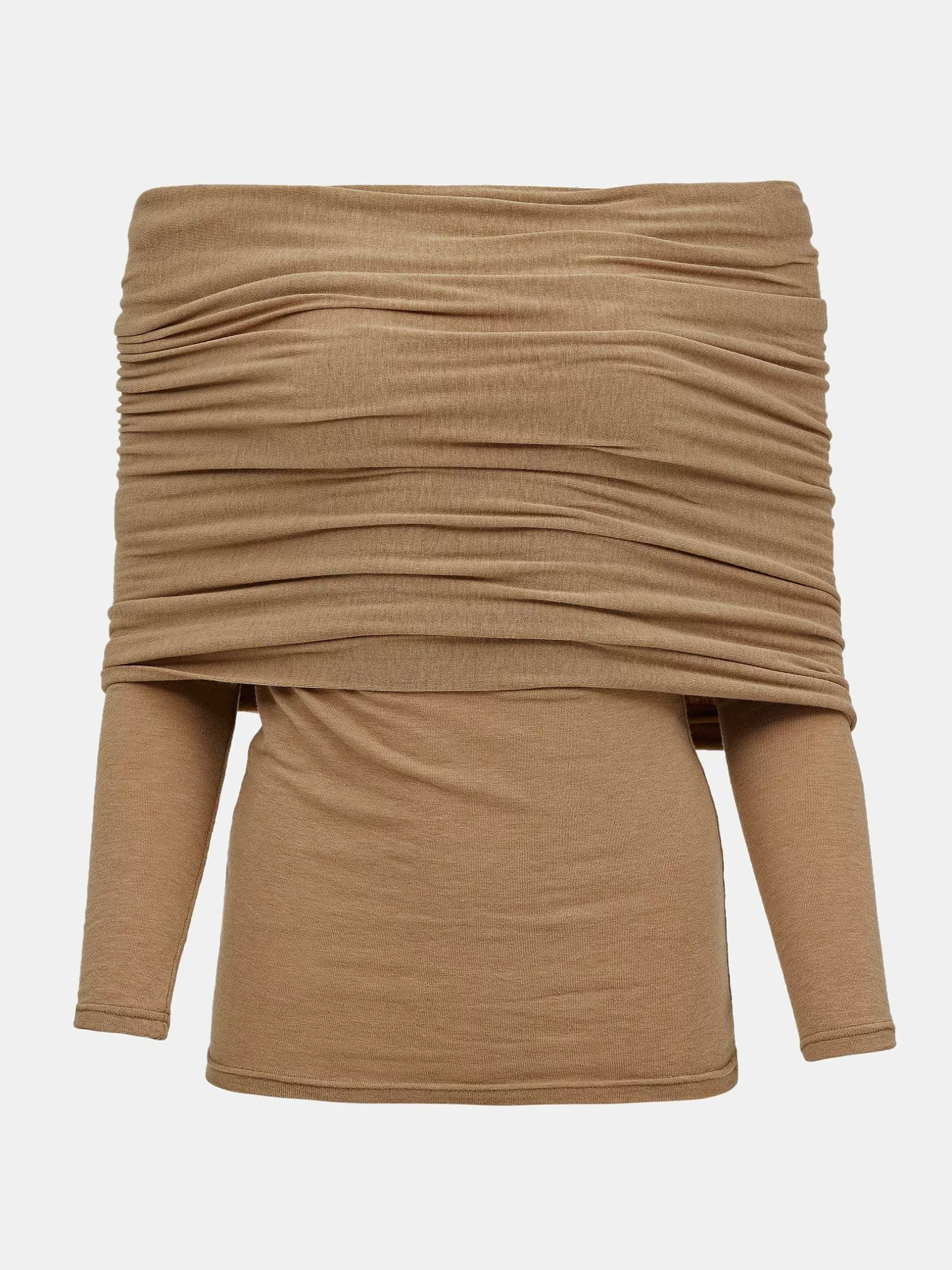 Outlet Tova Off-Shoulder Breisel, Nude Bruin Vrouwen Accessoires