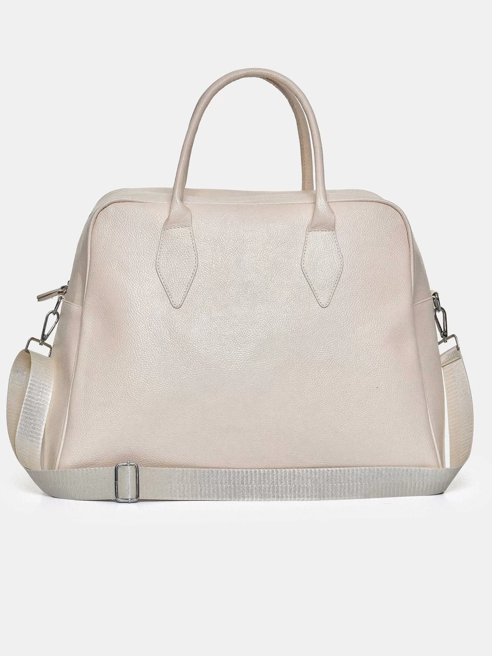 Hot Xlarge Weekendtas Van Imitatieleer, Berkenhout Vrouwen Schoenen En Tassen